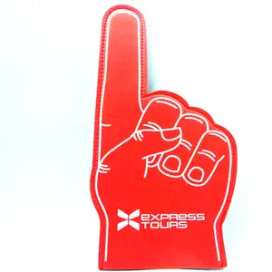2022 Custom Professional Big EVA/Sponge Foam Cheering Foam Hand Custom Logo Foam Finger #1