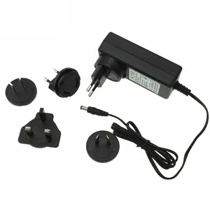 Mini boîte à lumière led, connecteur détachable, prise Interchangeable 24V 2,5 a, adaptateur d'alimentation