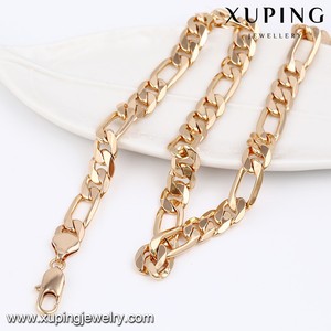 42962 <span class=keywords><strong>Xuping</strong></span> 18k color <span class=keywords><strong>oro</strong></span> collar de alta calidad para hombre - Product Image 6