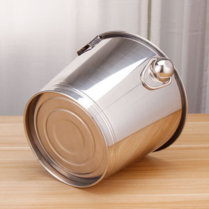 Porte-bouteilles en métal, seau à glace, <span class=keywords><strong>refroidisseur</strong></span> de bière avec ouvre-bouteille, seau à <span class=keywords><strong>eau</strong></span> en acier inoxydable - Product Image 6