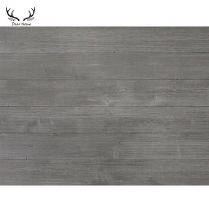 Nouvelle tendance Panneau mural décoratif en bois massif gris moyen Carreaux muraux en bois autocollants pelables et collés - Product Image 3