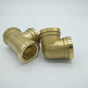 Cotovelos de bronze de 1/2 "com rosca bsp