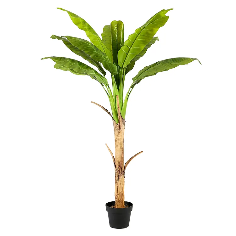 1.5m Faux Banana Leaf Tree Plant bananeira folha