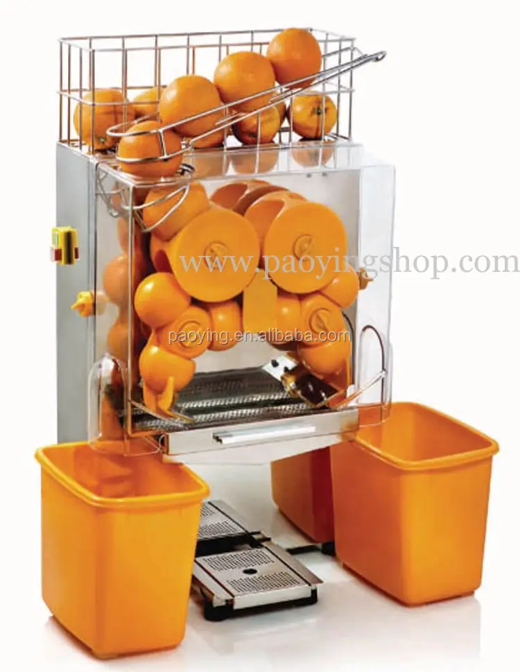 Alimentação Manual Automático 110v 220v Elétrico comercial Máquina De Suco de Laranja Limão Frutas Frescas