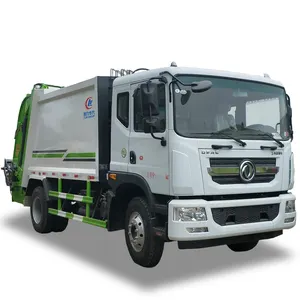 10m3 압축기 쓰레기 트럭, 6 휠 압축 쓰레기 수집 트럭