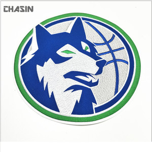 Vivid lobo logo bordado parches de calidad para <span class=keywords><strong>la</strong></span> chaqueta - Product Image 1