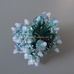 <strong>12MM</strong> Waterproof <strong>Input</strong> <strong>DC12V</strong> Square <strong>WS2811</strong> Full Color LED <strong>Pixel</strong> Light Addressable RGB <strong>Nodes</strong> - Product Image 1