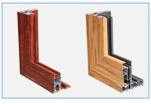 U G P Z C T H Extrusionu de madera de Color volar pantalla marco de la puerta de China perfil de aluminio Precio de fabricantes - Product Image 5