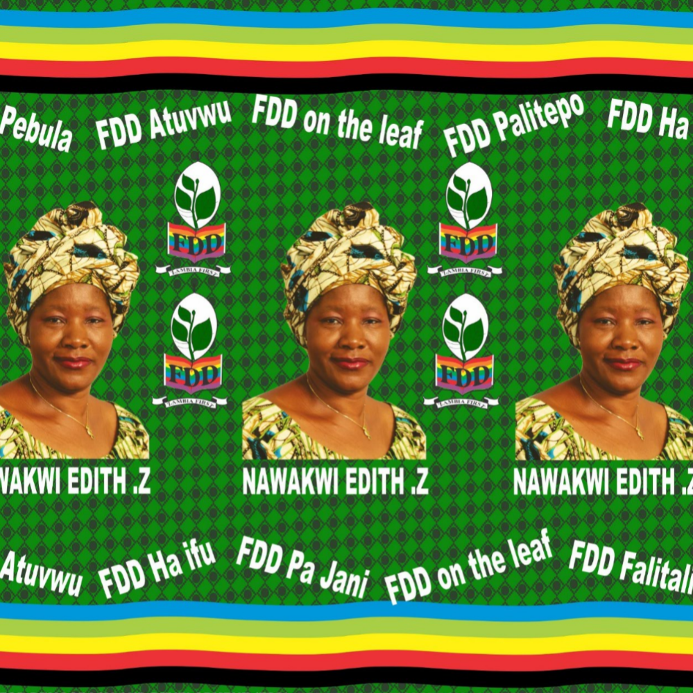 Недорогая хлопковая ткань с Африканским восковым принтом, рекламные материалы для выборов