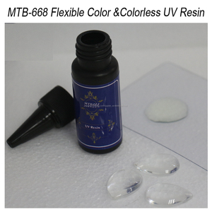 Claro duro una parte UV pegamento de curado rápido adhesivo doming resina para 3D doming en las etiquetas adhesivas - Product Image 1