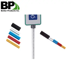 穴のある交通安全鋼伸縮式スクエアバトン - Product Image 1