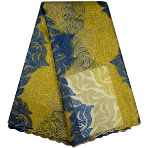 nouveau tissu perlé avais brodé net / tulle de dentelle pour mariage / praty pierres - Product Image 2