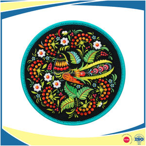 10cm bordado de impresión de sublimación de taza de té de montaña rusa con antideslizante-respaldo para regalo - Product Image 6