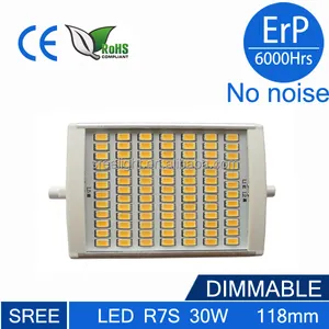 Silizium r7s 118 mm led RS7 118 warmweiß 30w r7s led led- Matrix