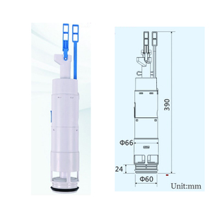 Conjunto de Válvula de Descarga para Cisterna Oculta de Instalación Rápida y Descarga Potente - Product Image 3