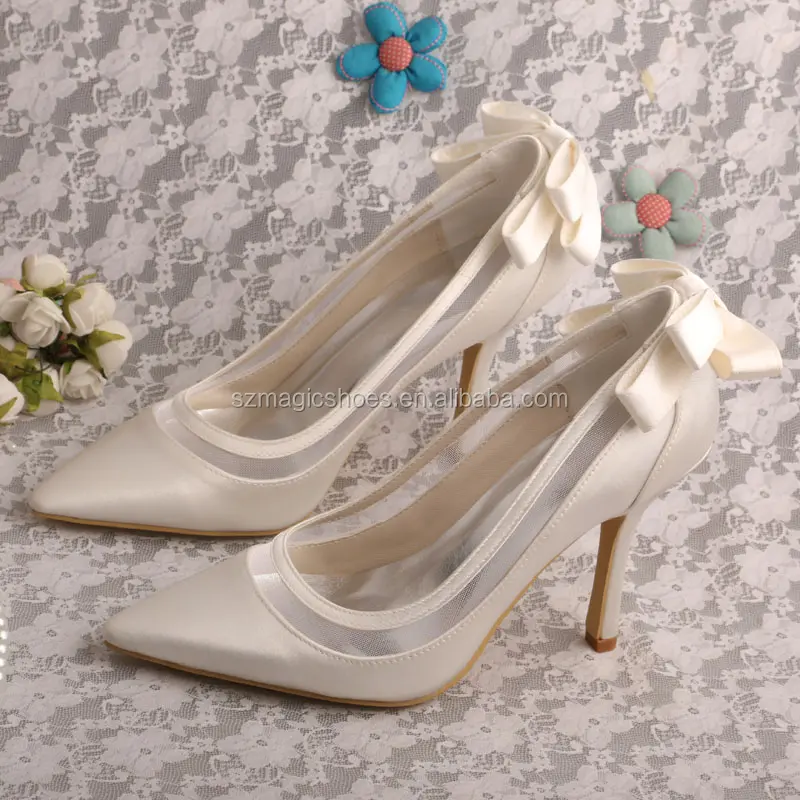Bridal Nude Shoes Pointed Toe