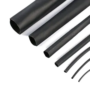 Flame Retardant 1mm ~ 20mm Black White Insulating Sleeve 68022 Heavy Wall Heat Shrink Tubing