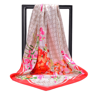 Spécial nouveau design dubai femmes chic sur mesure foulard en soie gag - Product Image 1