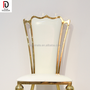 Comercio al por mayor más nuevo diseño <span class=keywords><strong>de</strong></span> oro lujo <span class=keywords><strong>alquiler</strong></span> Acero inoxidable silla evento para la venta - Product Image 5