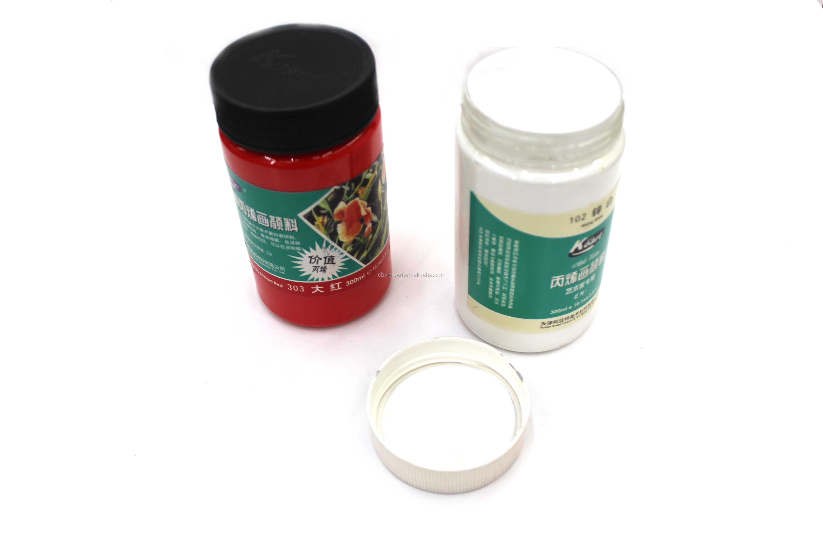 Best Selling plastic tube 500ml acrylic paint for studio