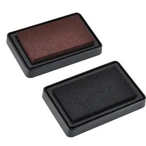 2pk high quality large DIY finger print stamp ink pad for paper, wood, fabric