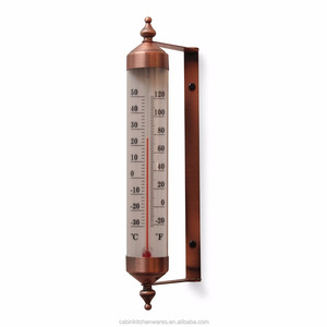 Termômetro de Jardim Antigo em Latão com Ângulo Ajustável - Product Image 3