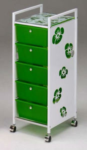 5 Tiers <b>Bathroom</b> Plastic Waterproof Cabinet - Product Image 4
