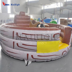 Parque de Atracciones inflable paseo toro mecánico inflable juego Toro de rodeo - Product Image 3