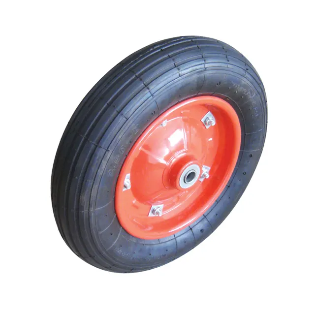 Goedkope Groothandel Kleine Pneumatische Rubber Wiel 13 inch 3.50-8 voor kruiwagen