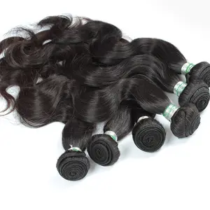 factory wholesale natural black original indian mermaid hair extension