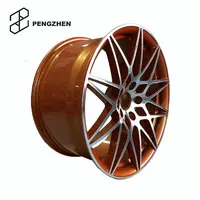 Pengzhen Forged Orange Wheels for Upgrade BMW E30 E90 3 Series 5 Series 7 Series 18 19 20 21 Inch 666m 5x120