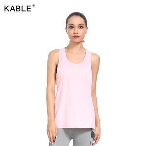 Venta al por mayor barata <span class=keywords><strong>de</strong></span> Diseño <span class=keywords><strong>de</strong></span> Moda Ropa <span class=keywords><strong>de</strong></span> gimnasio sin espalda Sexy Yoga camiseta sin mangas para las señoras - Product Image 5