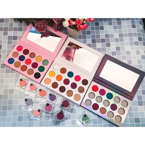 Cosméticos de larga duración 15 color de etiqueta privada de maquillaje paleta de sombra de ojos - Product Image 6