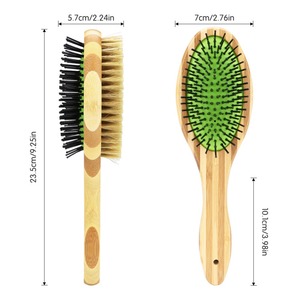 Cepillo de Doble Cara Profesional JD JD-2 con Cerdas de Bambú para Limpieza y Aseo de Pelo de Mascotas, Perros, Gatos y Cachorros - Product Image 3