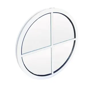 WANJIA personalizado de aluminio/pvc ventana redonda/ventana circular