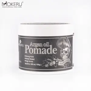 MSDS approved alcohol free best barbershop hair gel wax strong hold waterproof hair styling wax