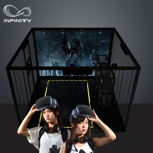 โอกาสทางธุรกิจเครื่องเกมเสมือนจริง9d Battle 9d Vr แพลตฟอร์ม Vr Machine สวนสนุกผู้เล่นหลายคน - Product Image 5
