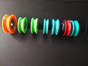 Rodillo <span class=keywords><strong>de</strong></span> Ranura en V para Rieles Guía, Rodillo <span class=keywords><strong>de</strong></span> Plástico con Rodamiento, Rueda <span class=keywords><strong>de</strong></span> Rodamiento POM - Product Image 3