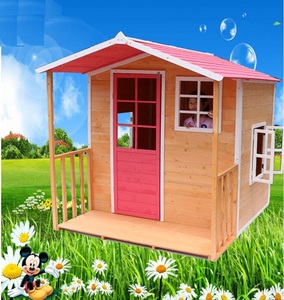 Casetta da gioco in legno per bambini da esterno - Product Image 4