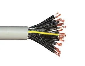 12芯电缆伺服电机功率多芯线柔性控制电缆护套信号铜Liyy聚氯乙烯工业Oem/宏达1毫米