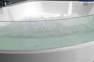 Contemporain 2 <span class=keywords><strong>personne</strong></span> secteur forme coin sir jet spa baignoires pour vente avec verre clair - Product Image 3