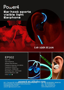 Lo nuevo que brilla intensamente luminiscente auriculares ligeros para iphone6, enfriar auriculares auriculares - Product Image 2
