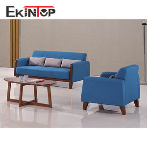 Khung Khắc Gỗ Và Da Chạm Khắc Đồ Nội Thất Phòng Khách Bộ <span class=keywords><strong>Sofa</strong></span> Gỗ Hai Chỗ Không Có Đệm - Product Image 6