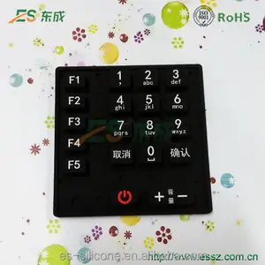 Custom LED Backlight with Metal Dome Silicone Keypad Rubber Switches