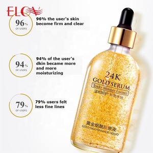 Marque privée Soins quotidiens de la peau Sérum <span class=keywords><strong>anti</strong></span>-âge Sérum visage <span class=keywords><strong>fluide</strong></span> en or 24 carats - Product Image 2