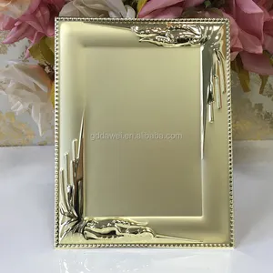 iron nickel plated shiny dark silver color photo frame, silver gold, 4x6" 5x7" 6x8" 8x10"