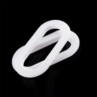 Poignées d'accessoires en plastique, sac d'emballage poinçon poignées en Carton boîte en Carton PP Durable Logo personnalisé 7g