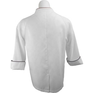 Witte Twill Stof Chef-Koks Jas Met Lange Mouwen Restaurant Keukenkleding Voor Koks En Koks - Product Image 4