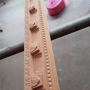 आंतरिक सजावटी Acanthus दंत मुकुट मोल्डिंग प्राचीन लकड़ी मोल्डिंग - Product Image 4