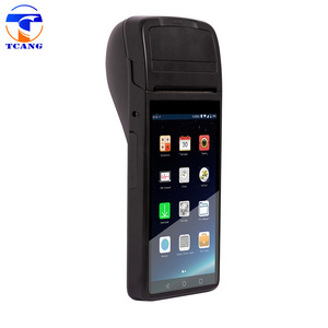 Tcang <span class=keywords><strong>Mas</strong></span> barato inalámbrico Android móvil pos de mano pago terminal con impresora y codigo de barras para supermercado - Product Image 5
